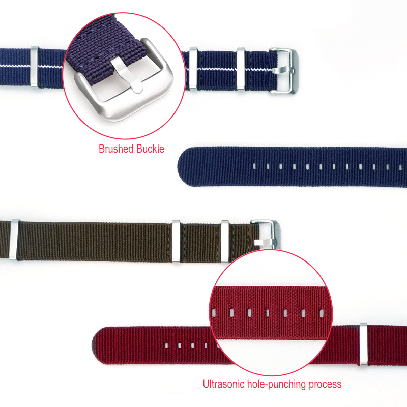 6-Pack French Army Watch Nylon - Nato Strap Nylon 评论和价格