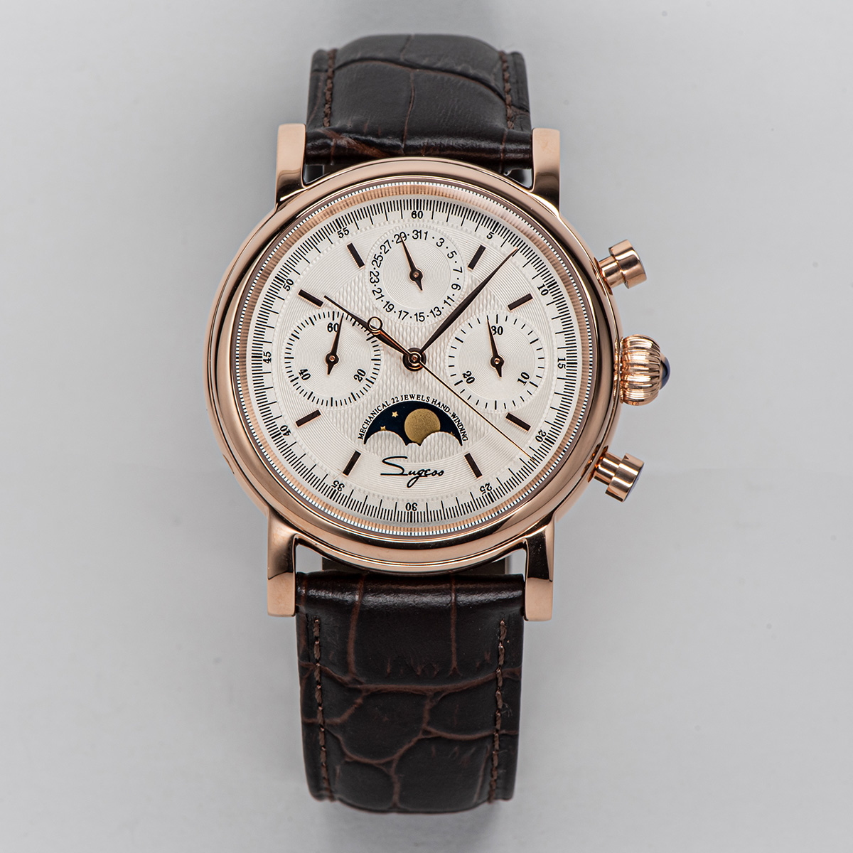 Sugess Pilot Chronograph Mecha - Omega Watch Constellation 评论和价格
